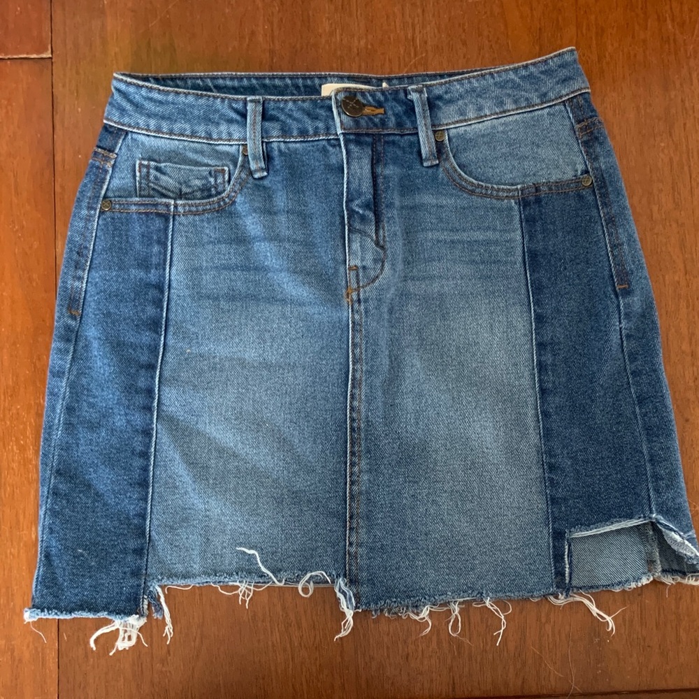 Unpublished Chic Blue Denim Mini Skirt size 28